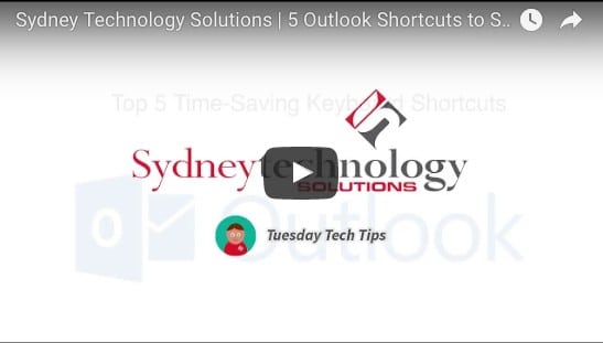 Tuesday Tech Tip: Five Outlook Shortcuts