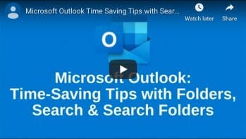 STS Weekly Tech Tip: Microsoft Outlook Training in Less Than 30 Minutes?!