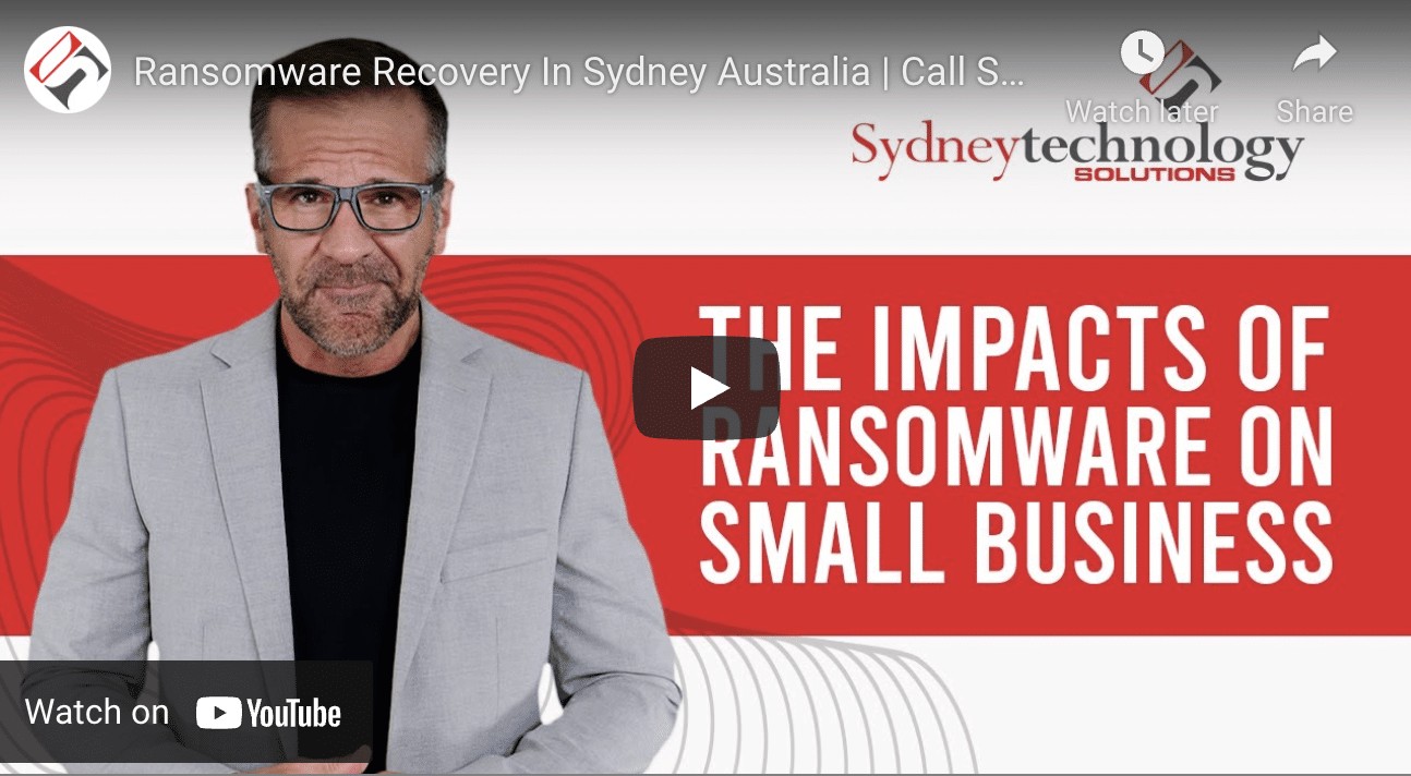 Ransomware Recovery Services In Sydney By STS