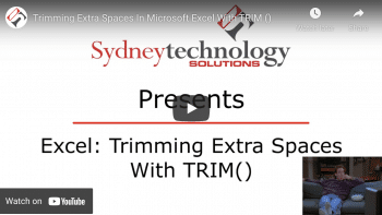 How To Remove Unwanted Spaces in Excel with TRIM