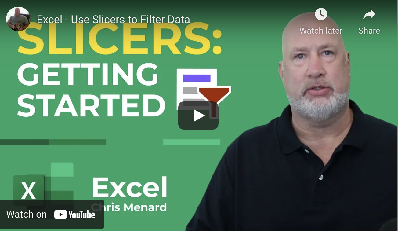 How to Use Slicers to Filter Data in Excel