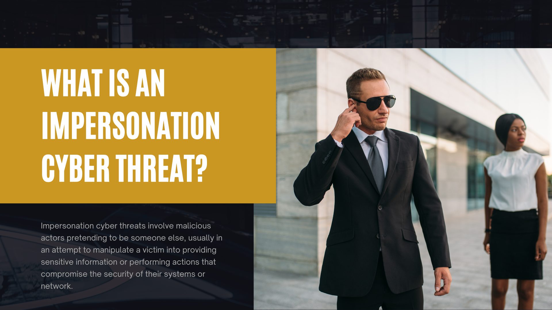 What is an Impersonation Cyber Threat