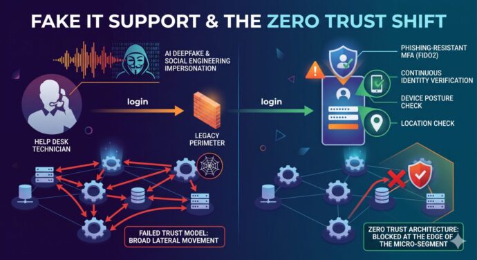 The Inside Job That Isn’t: How Fake IT Support is Driving the Shift to Zero Trust