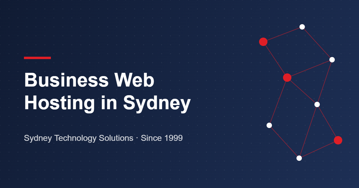 Business web hosting in Sydney – Sydney Technology Solutions