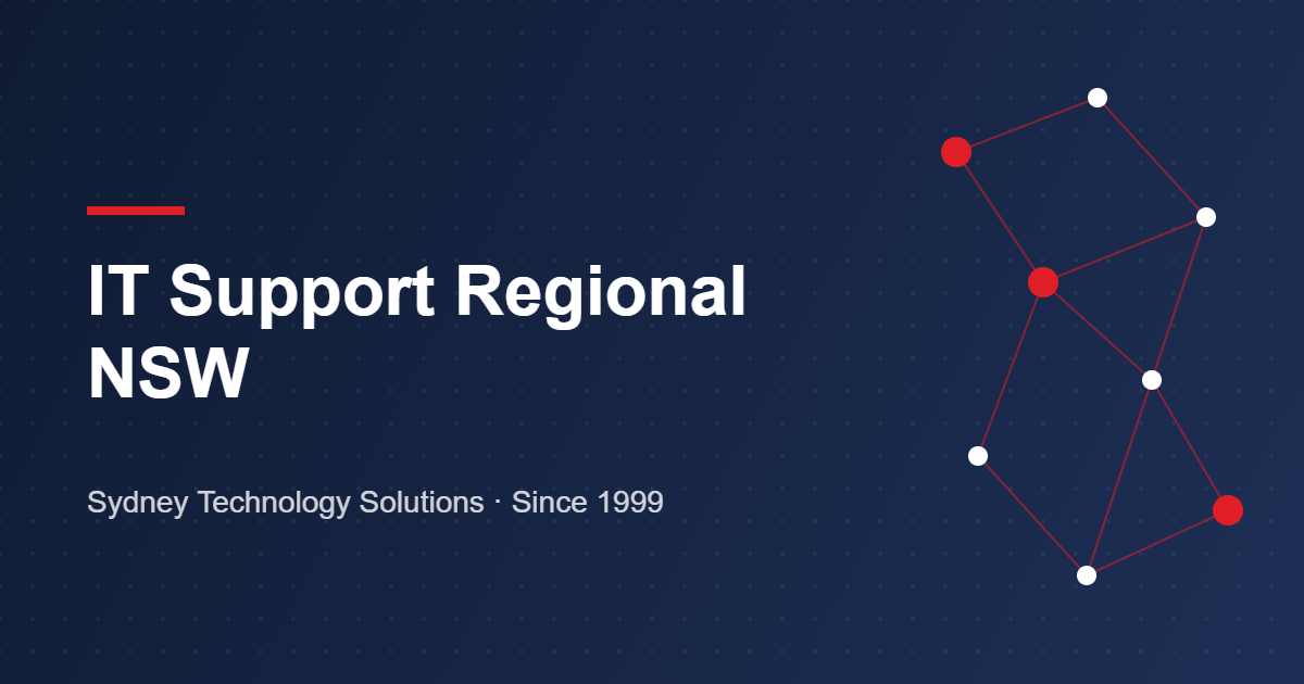 IT support in regional NSW – Sydney Technology Solutions