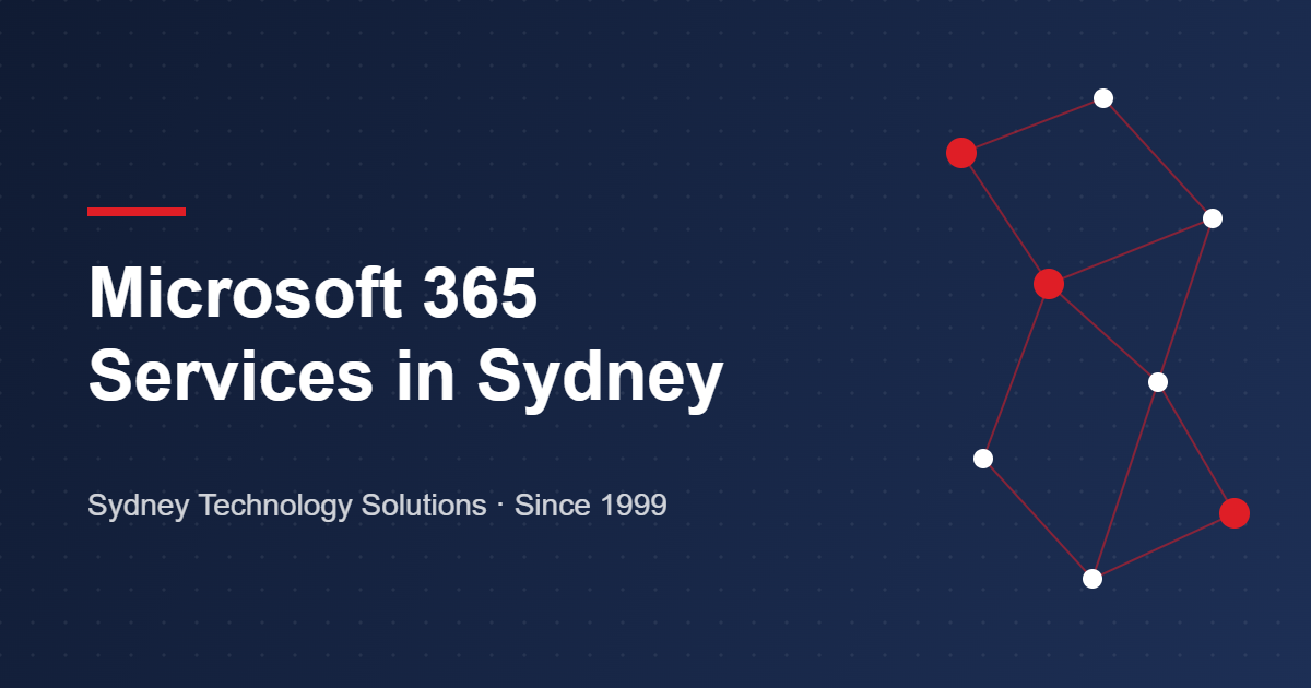 Microsoft 365 services in Sydney – Sydney Technology Solutions